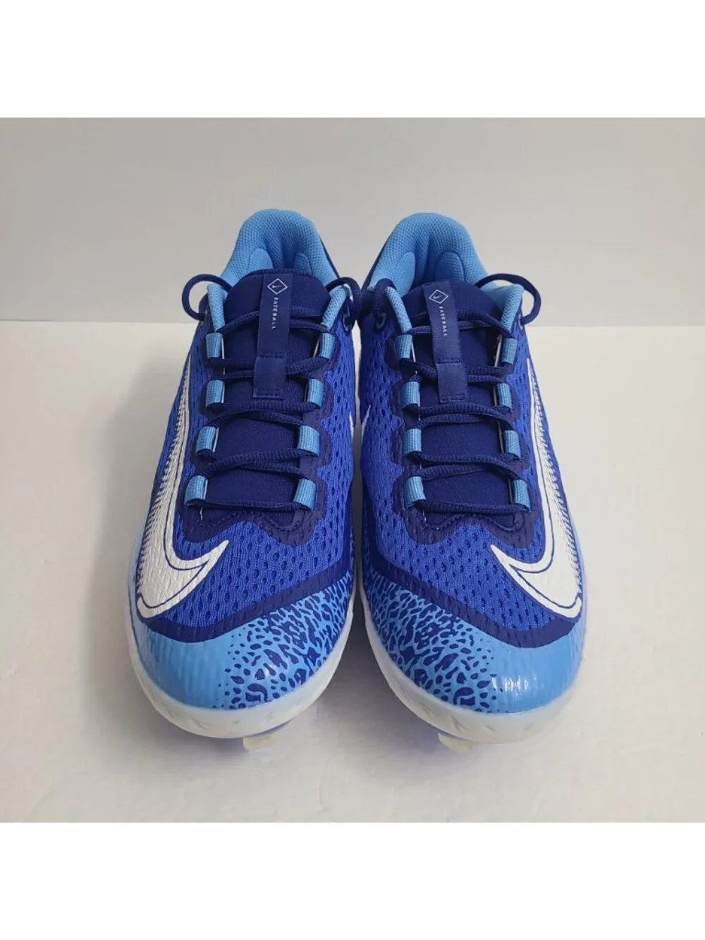 NEW Nike Alpha Huarache Elite 4 Low Baseball Cleats DJ6521-414 Size 11.5 Blue